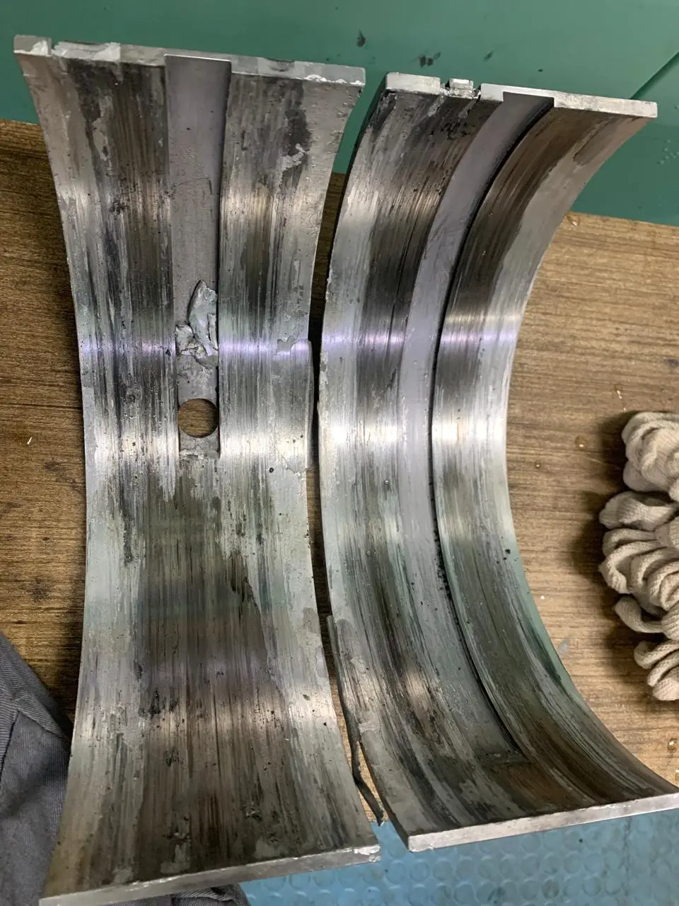 Crank pin Surface scoring